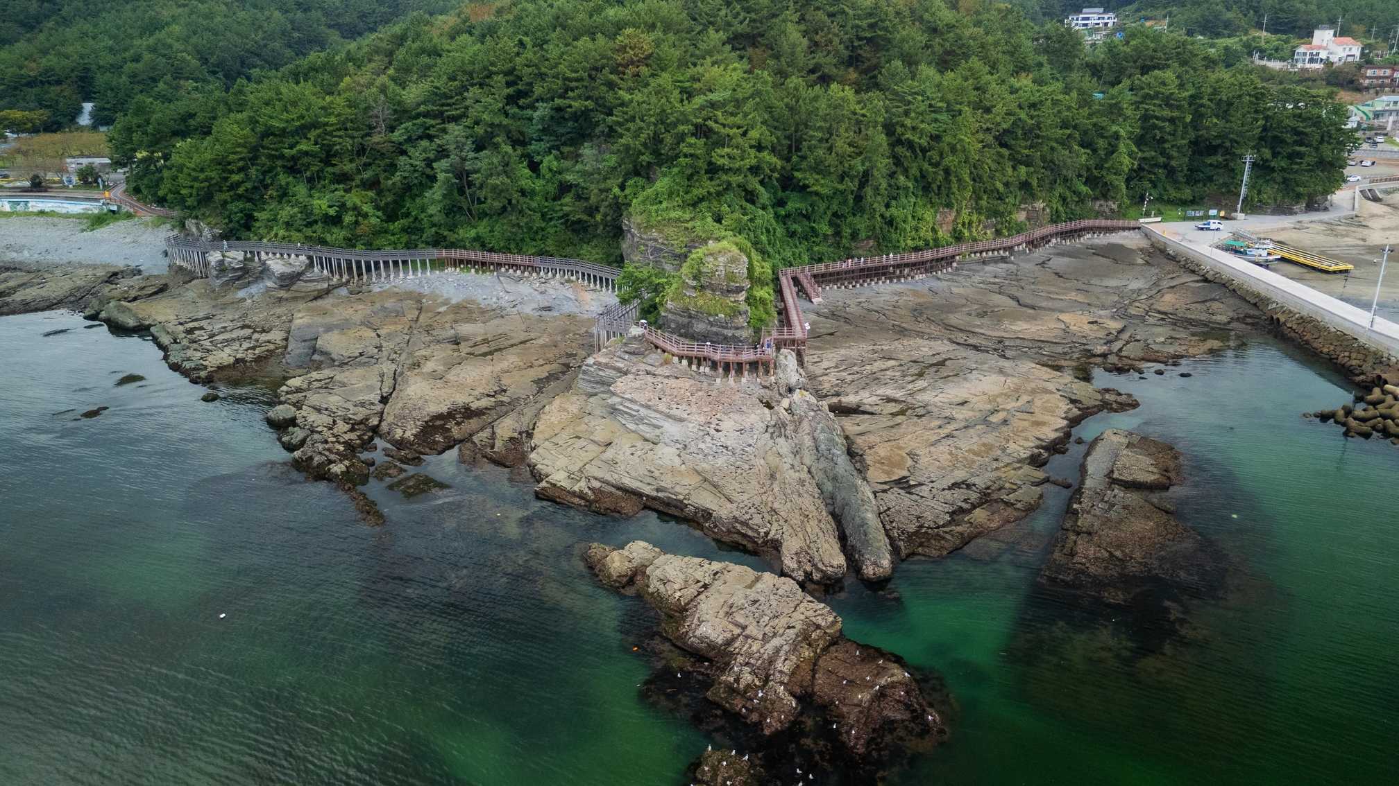 덕명리화석산지_2(촛대바위2)