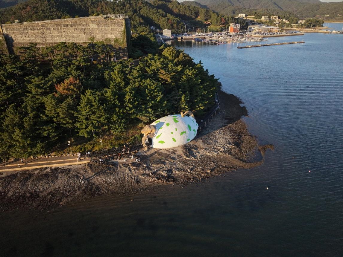 당항리 공룡발자국 화석산지