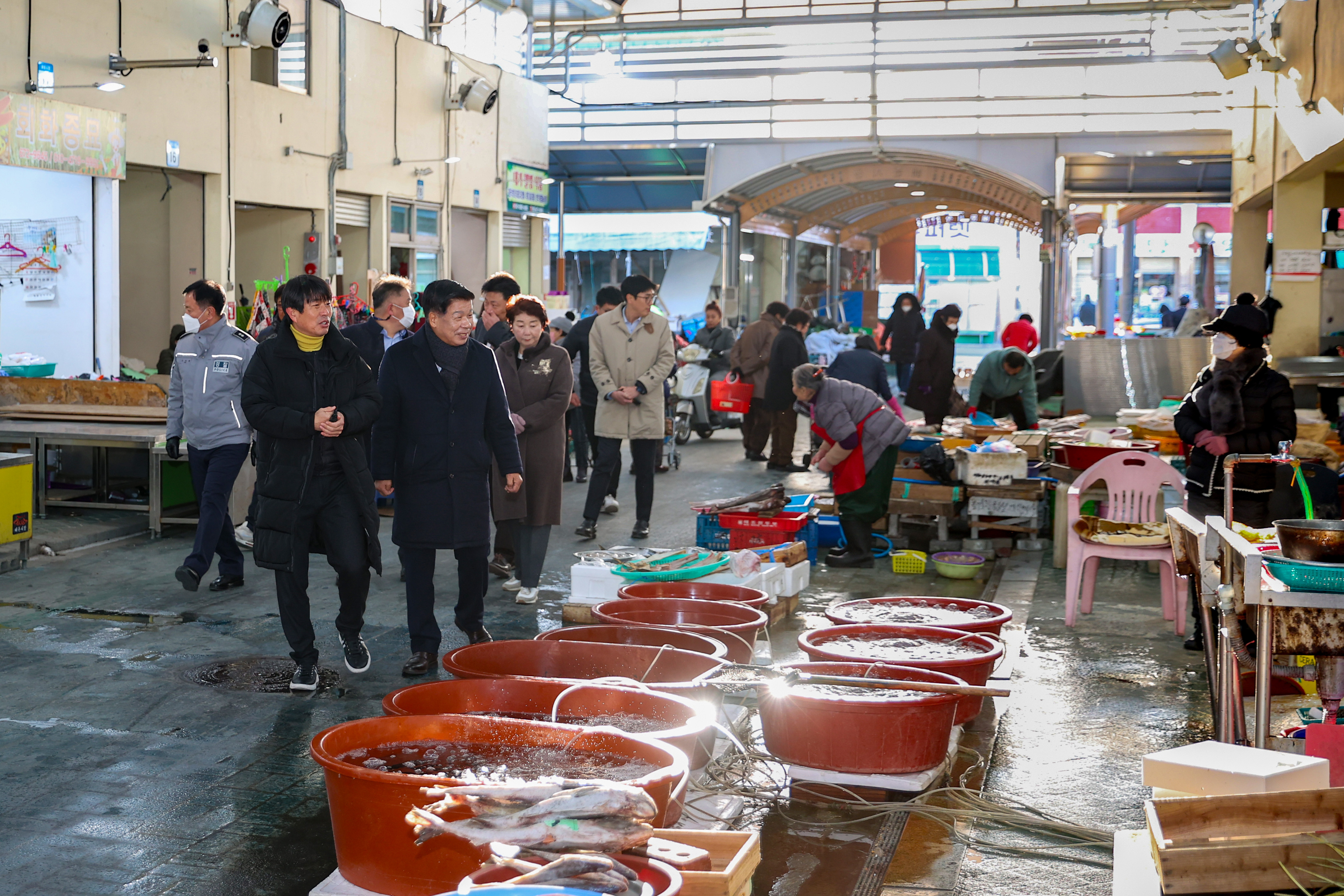 1월 9일 새해맞이 배둔시장 방문 관련자료